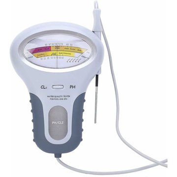 YOYO - Testeur de Chlore et pH pour Piscine et Spa, Testeur de Qualité d'eau avec Aiguille, Testeur de Niveau pH et CL2