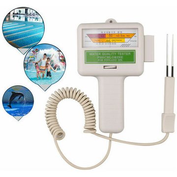 Chlore électronique et pH pour les piscines - compteur de qualité de l'eau