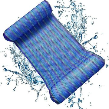 Cisea - Hamac d'eau, hamac de flotteur de piscine, chaise flottante de lit flottant gonflable de piscine, sofa d'eau, tapis pour la mer de plage de