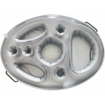 Cisea - Support Gonflable De Boisson, Gonflable pour Piscine - Bar Flottant Piscine, Plateau Gonflable Spa, Porte Verre Piscin - Porte Gobelet