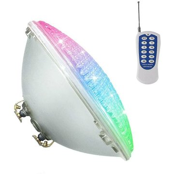 Éclairage de piscine ER-SIICE à LED, Lumière de piscine 18W PAR56 RGB, Projecteur sous-marin avec télécommande.