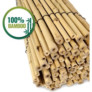 Clôture piscine jardin en bambou naturel HAPPERS 100cm x 200cm (hauteur x largeur)