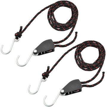 Corde de sécurité à tirage rapide pour kayak avec élévateur lot de 2, 2.5M*6MM - 2.5M*6MM