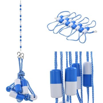Corde de sécurité de séparation de piscine Vidaxl 6 m en plastique