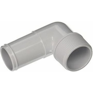 Coude 1,5 pouce x 38 mm bosselé - Blanc - SPX1105Z3 Hayward Pool Europe pour piscine