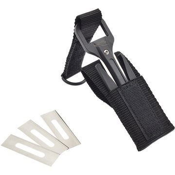 Happyshopping - Coupeur de plongee avec pochette de rangement Coupe-ligne de filet de peche haute securite pour la plongee sous-marine,modele:Noir
