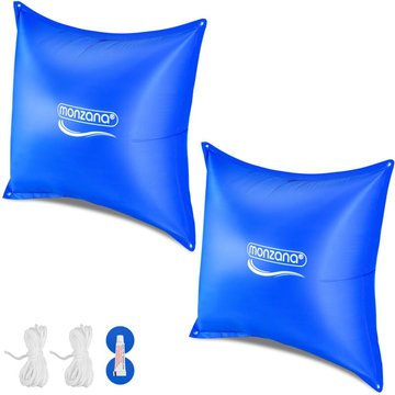 Monzana - Coussin de piscine hivernage -20°C XL coussin gonflable XXL corde double couture PVC valve de sécurité œillets bâche coussin flottant hiver
