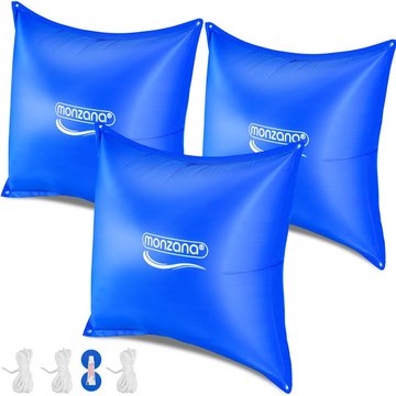 Monzana - Coussin de piscine hivernage -20°C XL coussin gonflable XXL corde double couture PVC valve de sécurité œillets bâche coussin flottant hiver