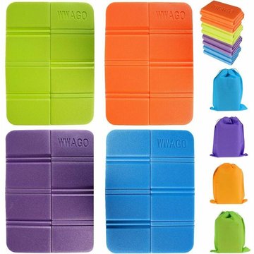 Coussin de Siège Étanche AYYQH, 4 Pièces Coussin Pliant Camping Coussins de Siège Imperméable Tapis de Camping Pliable Coussins de Siège pour Piscine et Voyage