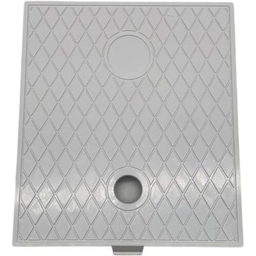 Hayward Pool Europe - Couvercle carré de skimmer de piscine - Blanc - SPX1088B Blanc
