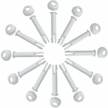 Joint CRUEL Piscine Tubulaire pour Intex Pièce Round Metal Frame Rechange Piscine à Cadre Métallique Goupilles Jointes Piscine Rectangulaire Ronde 12 Pièces