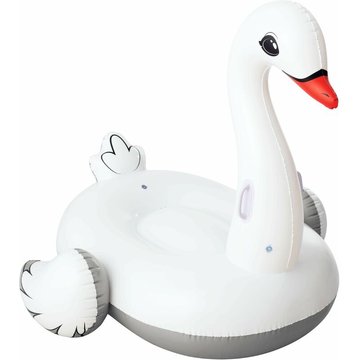 Bestway - 41111 Cygne Géant Gonflable, Animaux de Piscine, 196 x 174 cm