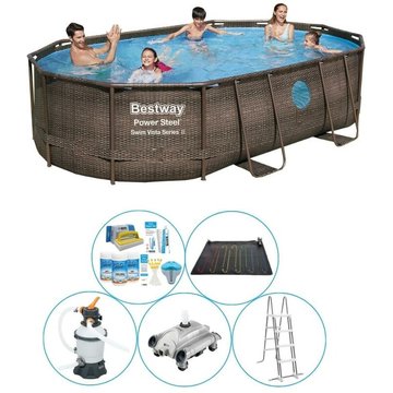 Piscine Bestway Power Steel 488x305x107 cm - Avec pompe filtre à sable - Offre