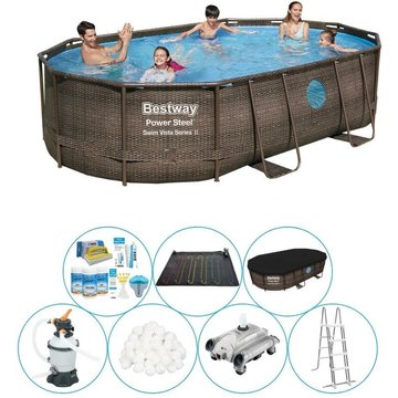 Deal de piscine Bestway Power Steel Swim Vista 488x305x107 cm - MAINTENANT plus abordable
