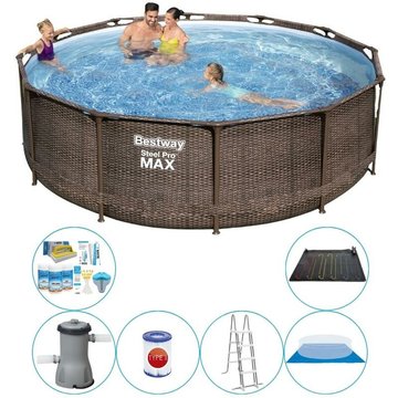 Offre spéciale piscine - Bestway Steel Pro MAX Rotan 366x100 cm - MAINTENANT plus abordable