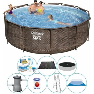 Offre de piscine Bestway Steel Pro MAX Rotan - 366x100 cm - Ronde