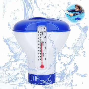 Distributeur de chlore flottant, distributeur de produits chimiques pour spa de piscine Tablette flottante Dispositif de dosage automatique de boîte
