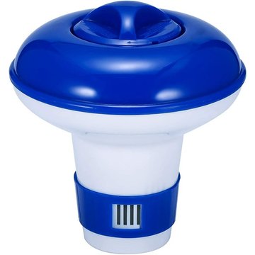 Distributeur de chlore flottant, distributeur de produits chimiques pour spa de piscine Tablette flottante Dispositif de dosage automatique de boîte