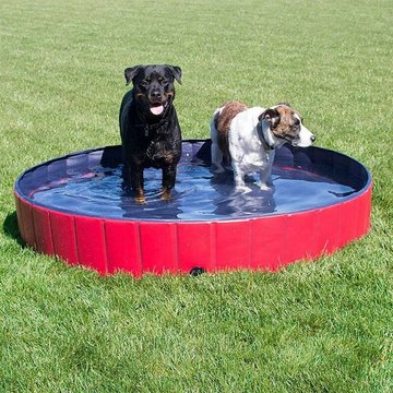 LYCXAMES -- Doggy Pool Piscine pour chien 80/120/160 cm 3 couleurs