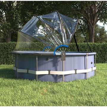 Dôme de piscine Vidaxl avec support rond 500x250 cm PVC