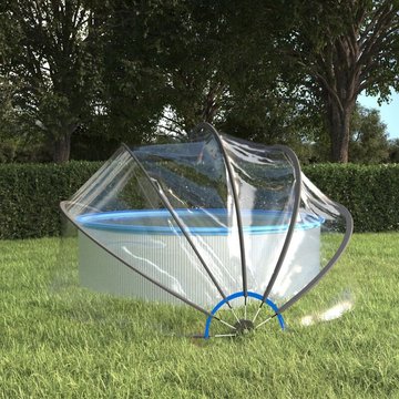 Vidaxl - Dôme de piscine rond 376x188 cm PVC
