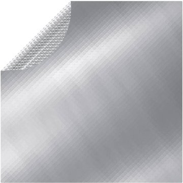 KALISSE Couverture de piscine élégante argentée - 300 cm PE pour salon/jardin - Montage facile - 1,17 Kg