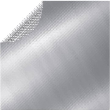 Couverture de piscine élégante KALISSE Argenté 549 cm en PE, pour salon/jardin, montage facile, 3,37 kg