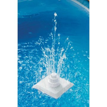 Élégant-Stil Ensemble de fontaine de piscine KALISSE 13 pcs Blanc, pour Salon/Jardin, Montage facile, 2,54 Kg