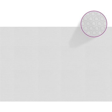 KALISSE Film solaire élégant pour piscine flottant PE 600x400 cm Gris, pour salon/jardin, montage facile, 3,8 kg