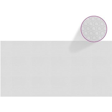 KALISSE Film solaire élégant pour piscine flottant PE 975x488 cm gris, pour salon/jardin, montage facile, 7,3 kg