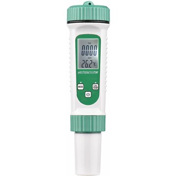 TUMALAGIA Testeur de qualité de l'eau numérique multifonction pour piscine : moniteur de PH/EC/TDS/SEL/SG/température - Analyseur de compteur de test