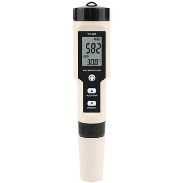 TUMALAGIA Testeur en 1 de qualité de l'eau de piscine : pH-mètre numérique, détection d'hydrogène riche, pH/ORP H2, température