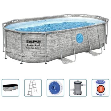 Ensemble de piscine Power Steel 427x250x100 cm - Bestway