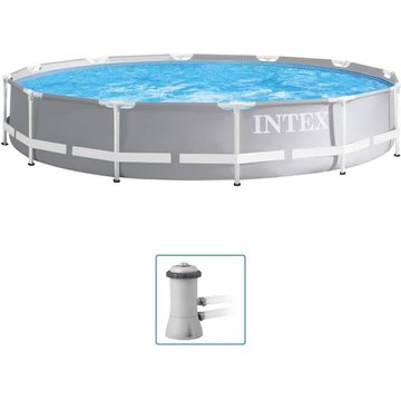 Intex Piscine - Ensemble Prism Frame Premium 366x76 cm