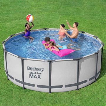 Ensemble de piscine ronde Steel Pro Max 396x122 cm - Bestway