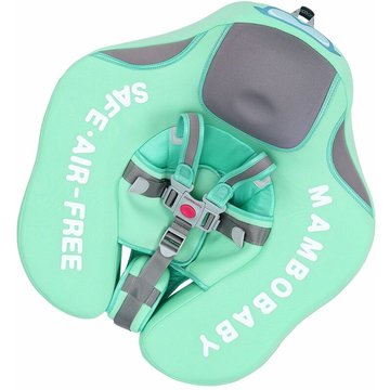 Happyshopping - Entraineur de natation de piscine d'anneau de natation de bebe de flotteur de bebe non gonflable pendant 3-24 mois BabyGreen, modele
