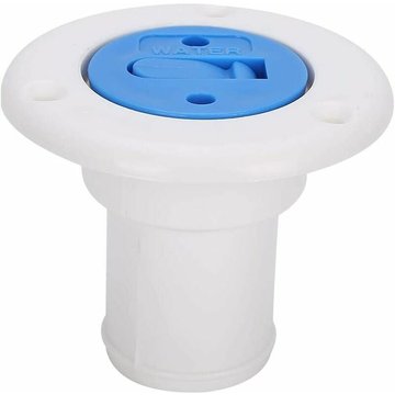 Entrée - Bouchon de remplissage d'entrée - Bouchon de remplissage d'eau de pont pour raccords rv y Ht Tuyau de 1-1/2 Bride de réservoir de