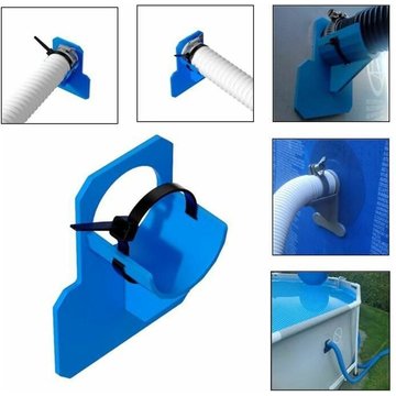 Équipement piscine LIVE HOUSE, ABS - Support de tuyau avec attache câble 30-38mm, pour piscine, 1 ensemble de 2