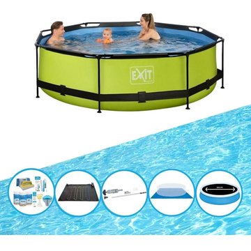 Exit - Piscine Lime - Frame Pool ø300x76cm - Ensemble de piscine - Vert