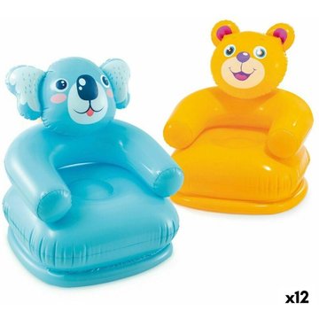 Fauteuil gonflable piscine Intex HAPPY ANIMAL 66 x 79 x 64 cm (12 unités)