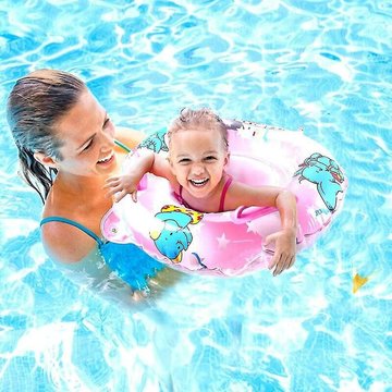 Fei Yu - Anneau de natation Pour bébé Siège de natation pour bébé Aide à la flottabilité avec siège de natation en pvc Jouets d'aide à la