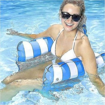 Fei Yu - Hamac Flotteur de piscine gonflable, Piscine polyvalente Hamac bleu