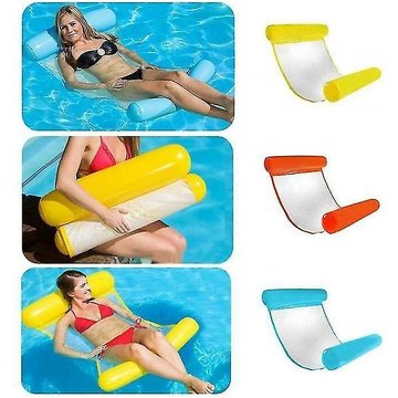Fei Yu - Hamac gonflable flottant pour piscine Lit gonflable Compact Portable Tapis de piscine Long Luxe