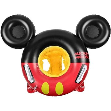 Siège De Piscine, Natation Bébé Anneau, Siège Flottant de Natation Bébé avec Parasol, Bleu Cartoon Eléphants Anneaux de Natation, Bouée Siège Bain