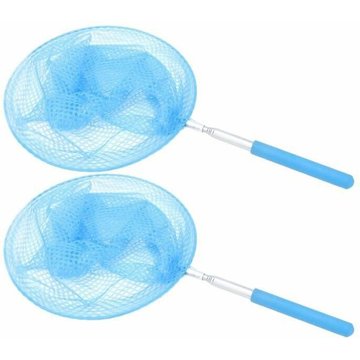 Filet anti-insectes 2 pièces LIVE HOUSE Bug Net poignée rétractable résistance à la corrosion outil de nettoyage de piscine sûr