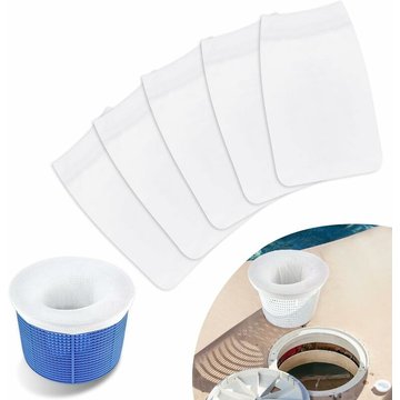 Filet Skimmer Piscine, Chaussette Skimmer 5 Pièces Filtre Skimmer Piscine Chaussette Piscine Pool Skimmer Socks-Filtrer Les Feuilles, Les Cheveux,