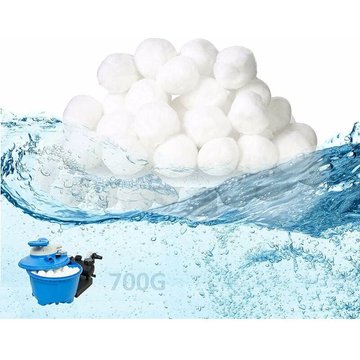 Abcrital - Filtre Balls Balles De Filtration, Filtre Pour Piscine De 700G/1400G Peut Remplacer 25Kg/50Kg Sable Filtrant, Convient à Divers Systèmes
