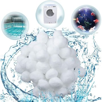 Fvbjd - Filtre Balls, Boules de Filtre, Balles Filtrantes Réutilisables, Convient à Divers systèmes de Filtration Boules de Filtre de Piscine(300g)