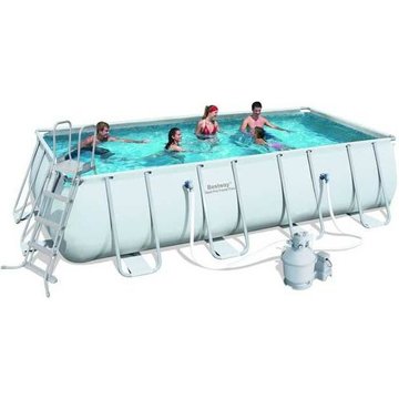 Filtre de piscine rectangulaire en acier 549x274 h 122 Bestway BW56466