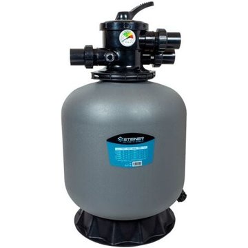 Steiner - Filtre à sable Ø535mm pour piscine 11,5m³/h, vanne 1,5